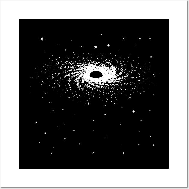 Black hole galaxy universe Wall Art by HBfunshirts